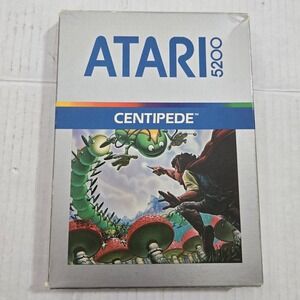 Vintage 1982 Atari 5200 Centipede Game CIB Complete Box Manual Cart USA Made